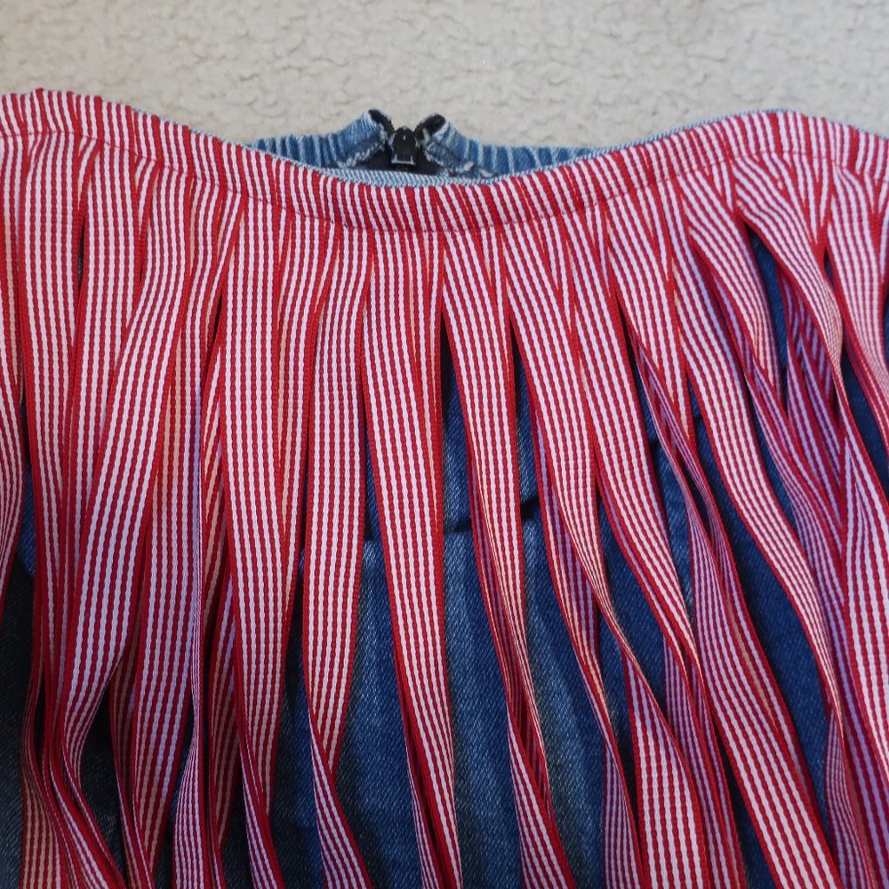 SASS & BIDE COLLECTIBLE Original collection - RUNWAY - denim top - Picture 3 of 7